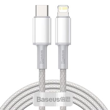 Cable USB-C a Lightning Baseus CATLGD-A02 2m Blanco