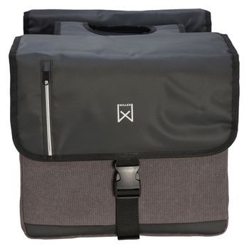 Bolso Doble De Ejecutivo Negro Y Gris 46 L Willex