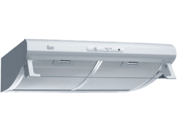 Campana convencional - Teka C 6310, 3 Velocidades, 235 m3/h, Lámparas halógenas, 60 cm, Blanco