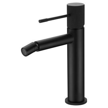 Monomando Bide Latón Negro Mate Con Cartucho Cerámico Ø26 Mm