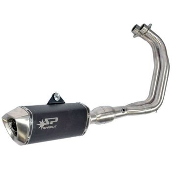 Sistema de escape Yamaha XSR 900 Spark Force Full 2-1 oscuro