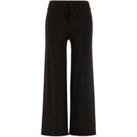 deha pantalon fluido wide leg knitted para mujer