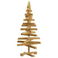 arboles de navidad marron 90 cm madera maciza de pino vidaxl