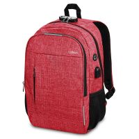 subblim urban lock mochila roja para portatil hasta 16