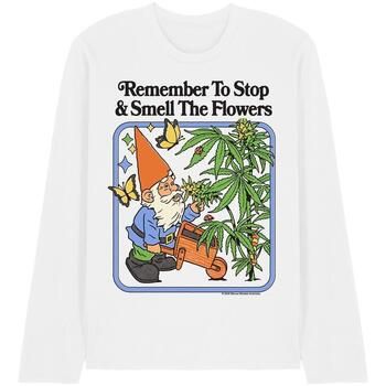 Steven Rhodes Camiseta manga larga Smell The Flowers para mujer
