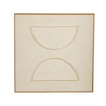 Decoración de pared  beige  h3.5xb60xl60cm