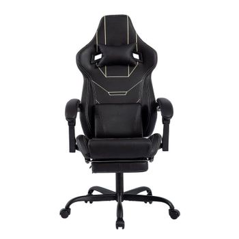 Silla Gaming Autrucker Ergonómica Reposapiés Ajustable Respaldo 155°