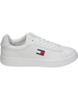 zapatillas de piel para moda joven tommy hilfiger en0en02815ybl blanco 40