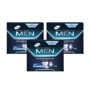 Tena Men Level 1 Triple Pack
