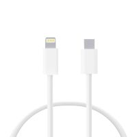 contact cable de carga y datos usb-c a lightning 27w power delivery carga rapida 1m blanco