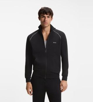 BOSS para hombre. 50515366 Chaqueta Mix&Match negro (M), Casual, Homewear, Algodón