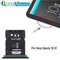 bandeja de tarjeta sim dual para sony xperia 10 iii sim1  sim2 bandeja de tarjeta micro sd pieza de repuesto
