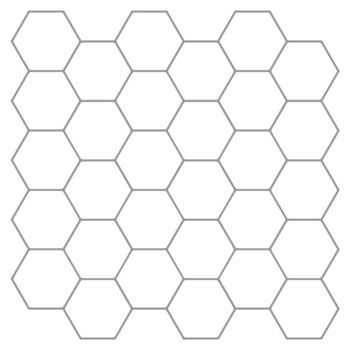 Azulejo Hexagonal 50 Uds. Gris 30 X 30 Cm Poliuretano Y Pet Vidaxl