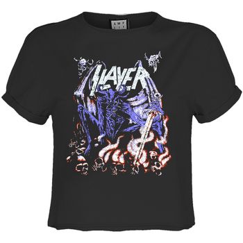 Amplified Clothing Camiseta manga larga Neon Art Mineral para mujer