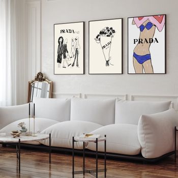 Set de 3 posters 212, 50x70 cm