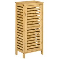 armario de bano 30x199x70 cm madera natural