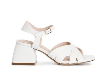 sandalias gilda de napa cruzada bone