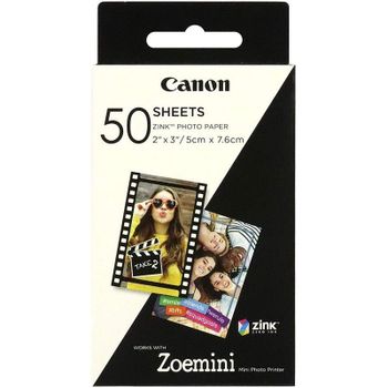 Canon ZP-2030 50 Hojas de Papel Fotográfico para Impresora Canon Zoemini