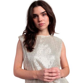 Admas Camiseta tirantes Camiseta de lentejuelas Bright And Shine para mujer