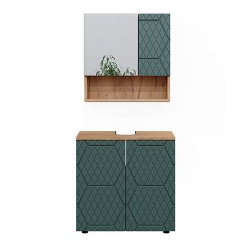 Conjunto De Muebles De Baño Irma 2 Partes, Unidad Base 60 Cm Vicco