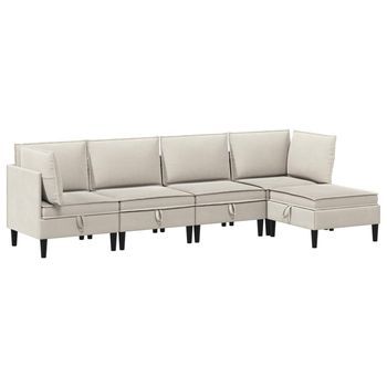 Juego De Muebles De Salón 5 Uds. Avena Tela Vidaxl