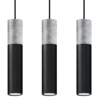 lampara colgante nivoto negro 3 luces