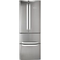 hotpoint slim american style fridge freezer ffu4d1 x - stainless steel stainless steel