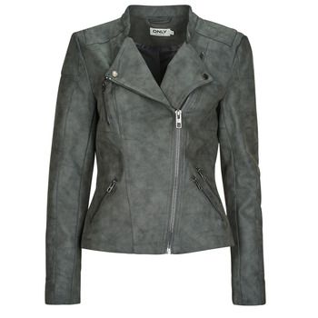 Only Cazadora de cuero ONLAVA para mujer