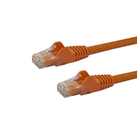 05m orange snagless cat6 patch cable