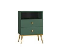 mesita de noche fort ns50 2d 50x34x70 verde