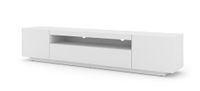 mueble para tv efecto madera blanco