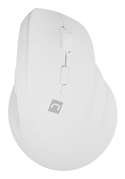 RATON NATEC CRAKE 2 INALAMBRICO VERTICAL BT 5.2 + 2.4GHZ 2400 DPI COLOR BLANCO