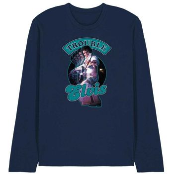 Elvis Camiseta manga larga Total Trouble para hombre