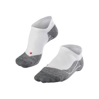 Falke RU4 Endurance Invisible Calcetines Para Correr Hombres-Blanco,Gris