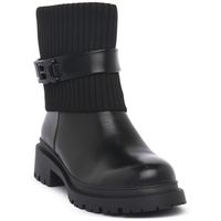 laura biagiotti botines blk calf para mujer