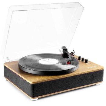 Tocadiscos Fenton RP162LW Bluetooth USB tracción por correa MP3 madera