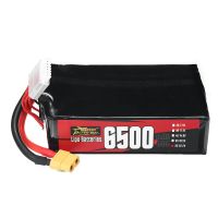 bateria lipo zop power 6s 222v 6500mah 30c 1443wh con enchufe xt60 para drones rc y carreras de fpv