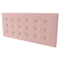 la web del colchon -cabecero tapizado miconos para cama de 105 115 x 70 cms rosa palo textil suave