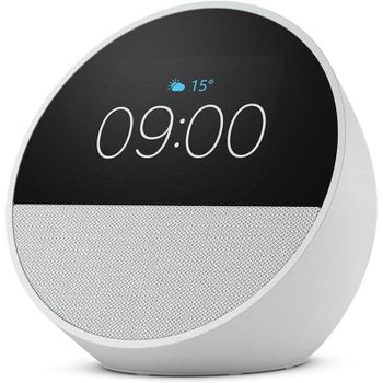 Amazon Echo Spot 2024 Despertador Inteligente con Sonido de Calidad y Alexa Blanco