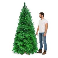 dasher - arbol de navidad en pvc o110 x 210h cm 1100 rama