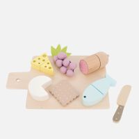 jabadabado wooden tapas play food set