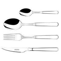 cubiertos acero inox milan estuche 24 pz