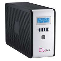 sai 1600va l-link interactive con pantalla lcd 2 schuko