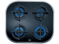 placa de gas - teka 10205083 cg1 4g-ai-al  4 zonas gas butano polivalente 59 cm negro