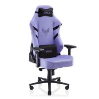 valk freya silla gaming de tela lila amatista