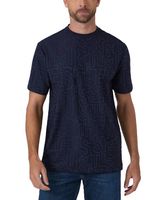 camiseta con logo estampado por toda la prenda