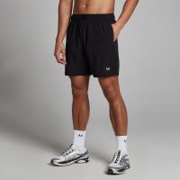 pantalon corto de entrenamiento tejido para hombre de mp - negro - xxs