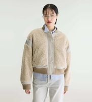 bellerose para mujer bw262301 t1747 chaqueta jasher beige xs blanco casual poliester