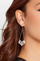 pendientes dorados largos strass mujer curvy y tallas grandes yours