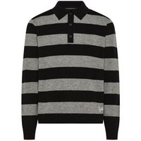cycle jersey 461kc14 polo stripes-1106 blackligrey para hombre